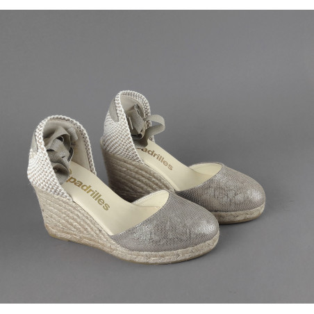 Espadrilles - - Sandalo Donna Colin Camoscio Stampa Metal Mastice Prezzo 105,00