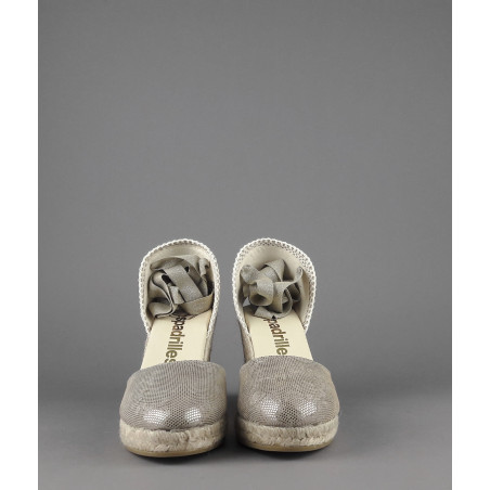 Espadrilles - - Sandalo Donna Colin Camoscio Stampa Metal Mastice Prezzo 105,00