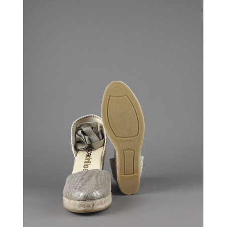 Espadrilles - - Sandalo Donna Colin Camoscio Stampa Metal Mastice Prezzo 105,00