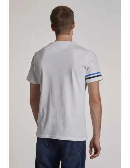 La Martina - - T-Shirt Uomo Cotone Fit Regular Bianco Prezzo 80,00