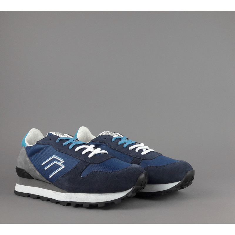 Frau Sneakers Uomo Camoscio Tela Blu Scuro Prezzo 100,00