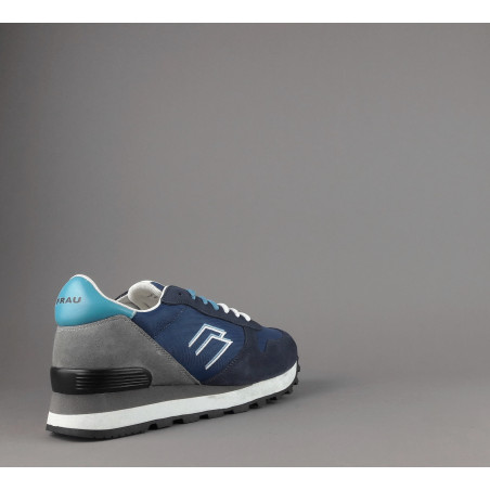 Frau Sneakers Uomo Camoscio Tela Blu Scuro Prezzo 100,00