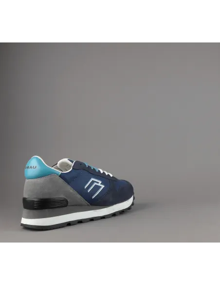 Frau - - Sneakers Uomo Camoscio Tela Blu Scuro Prezzo 100,00