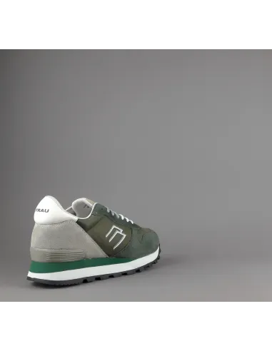 Frau - - Sneakers Uomo Camoscio Tela Verde Militare Prezzo 100,00