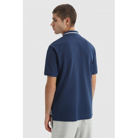 Woolrich Polo Uomo Cotone Blu Prezzo 80,00