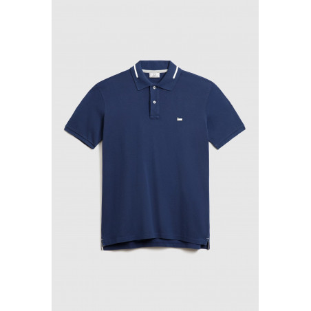 Woolrich Polo Uomo Cotone Blu Prezzo 80,00