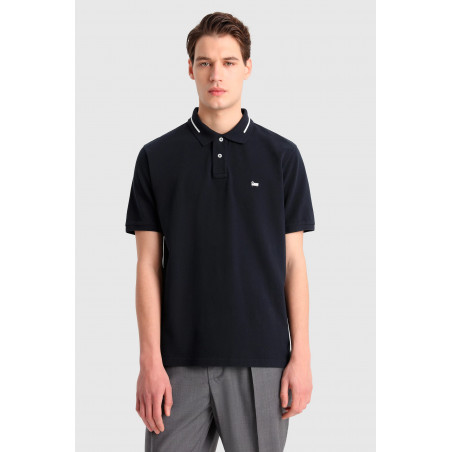 Woolrich Polo Uomo Cotone Blu Scuro Prezzo 80,00