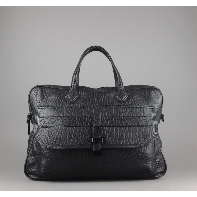 Hoga Borsa Lavoro Pelle Martellata Nero Prezzo 780,00