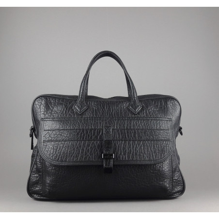 Hoga Borsa Lavoro Pelle Martellata Nero Prezzo 780,00