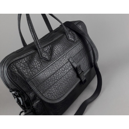 Hoga Borsa Lavoro Pelle Martellata Nero Prezzo 780,00