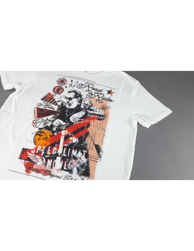 Shockly - - T-Shirt Uomo Cotone Bianco Con Stampa Prezzo 55,00
