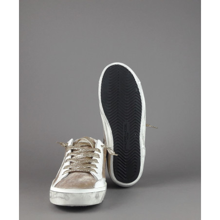 Philippe Model / Sneakers Donna Paris x Velour Beige Spoiler Iridescente Prezzo 340,00