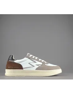 Moaconcept / Sneakers Master Legacy Uomo Camoscio Pelle Talpa Bianco Logo Bianco Prezzo 200,00