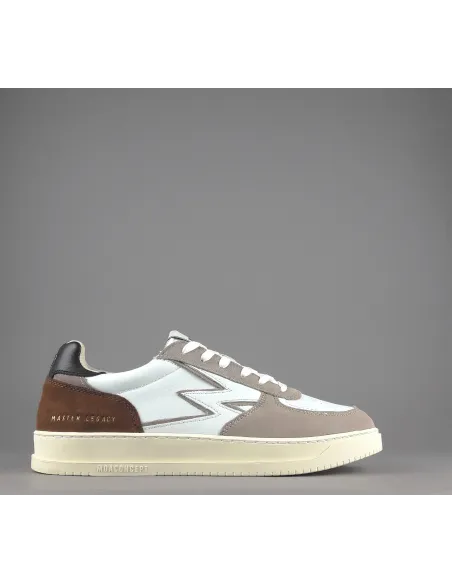 Moaconcept Sneakers Master Legacy Uomo Camoscio Pelle Talpa Bianco Logo Bianco Prezzo 200,00