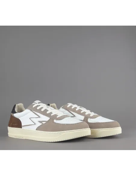Moaconcept Sneakers Master Legacy Uomo Camoscio Pelle Talpa Bianco Logo Bianco Prezzo 200,00