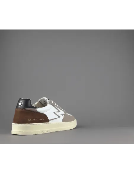 Moaconcept Sneakers Master Legacy Uomo Camoscio Pelle Talpa Bianco Logo Bianco Prezzo 200,00