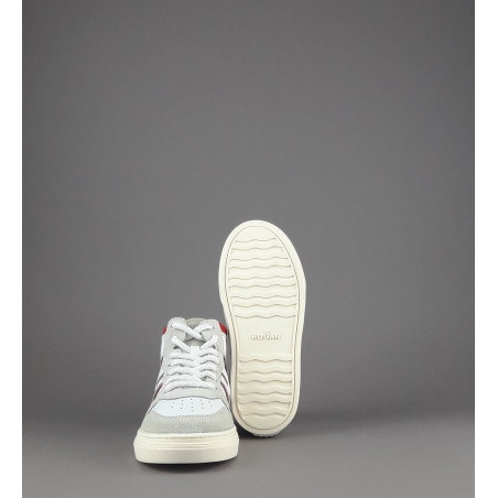 Hogan / Sneakers J340 Junior Camoscio Pelle Bianco H Lunga Prezzo 220,00