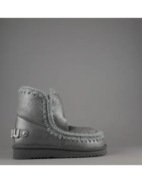 Mou Eskimo 18 Donna Montone Double-Face Metal Cracked Grigio Scuro Prezzo 259,00