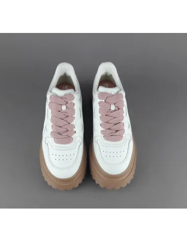 Hogan / Sneakers Donna H629 Pelle Bianco H Onda Prezzo 460,00