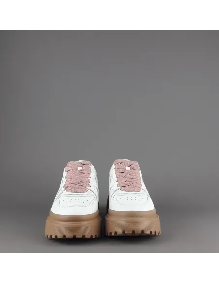 Hogan / Sneakers Donna H629 Pelle Bianco H Onda Prezzo 460,00
