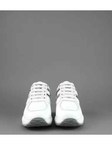 Hogan " Interactive Junior Pelle Bianco H Camoscio Zebra Prezzo 190,00