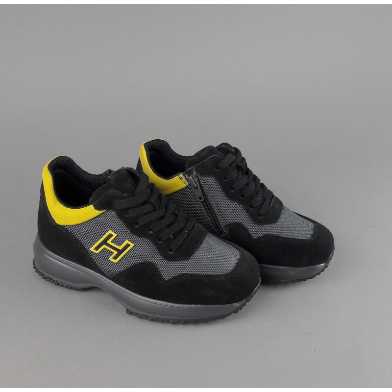 Hogan " Interactive Junior Camoscio Tela Nero H Flock Prezzo 190,00