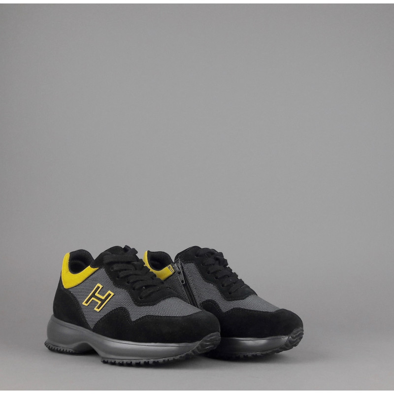 Hogan " Interactive Junior Camoscio Tela Nero H Flock Prezzo 190,00