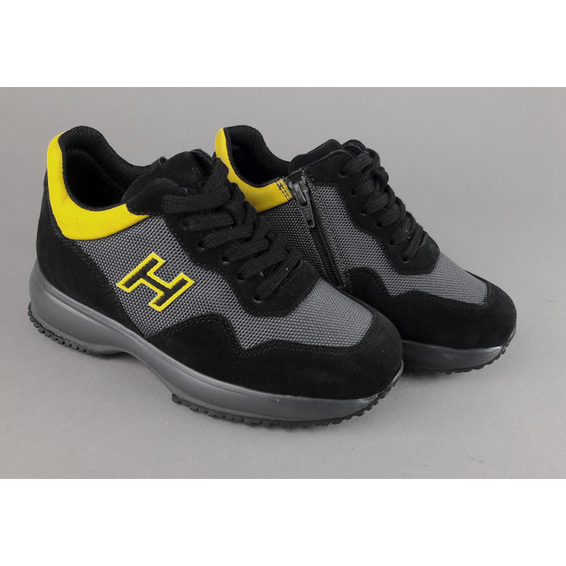 Hogan " Interactive Junior Camoscio Tela Nero H Flock Prezzo 190,00