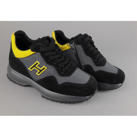 Hogan " Interactive Junior Camoscio Tela Nero H Flock Prezzo 190,00