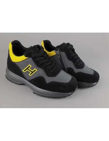 Hogan Interactive Junior Camoscio Tela Nero H Flock Prezzo 190,00