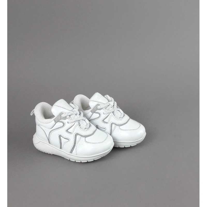 Hogan Interactive3 Junior Baby Pelle Perlata Bianco H Onda Prezzo 190,00