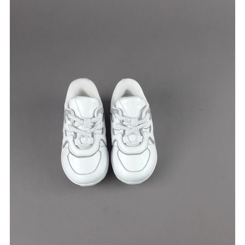 Hogan Interactive3 Junior Baby Pelle Perlata Bianco H Onda Prezzo 190,00