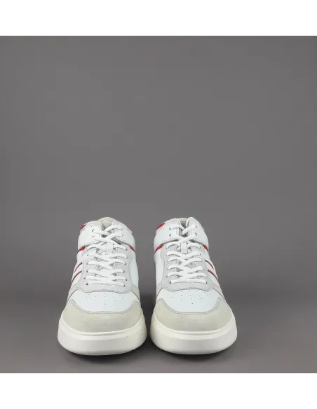 Hogan / Sa Sneakers High Top H580 Uomo Camoscio Pelle Bianco H Lunga Prezzo 460,00