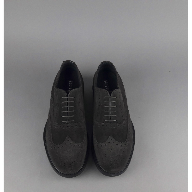 Fratelli Rossetti Francesina Wilson Uomo Camoscio Testa Di Moro Fondo Gomma Prezzo 350,00