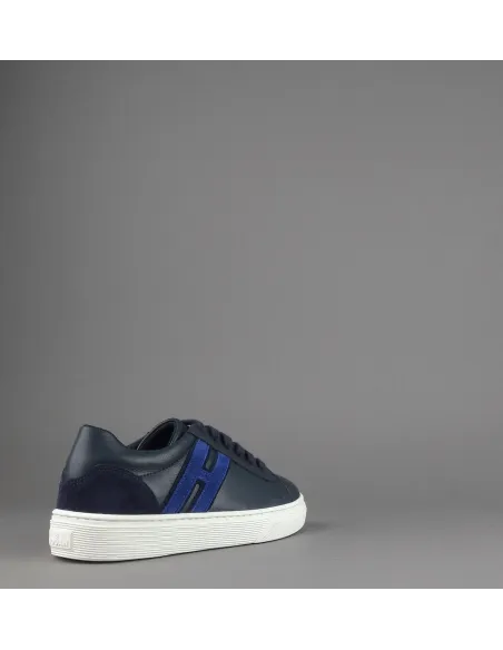 Hogan " Sneakers J340 Junior Pelle Blu Scuro H Lunga Prezzo 180,00