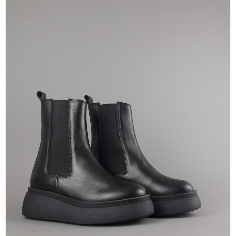 Janet & Janet / Trochetto Donna Diletta Pelle Nero Elastici Prezzo 220,00