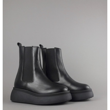 Janet & Janet / Trochetto Donna Diletta Pelle Nero Elastici Prezzo 220,00