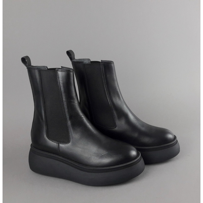 Janet & Janet / Trochetto Donna Diletta Pelle Nero Elastici Prezzo 220,00