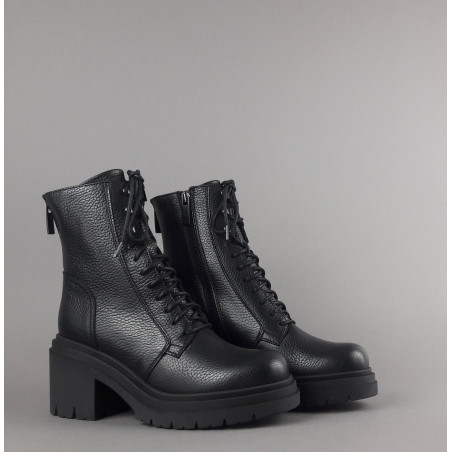 Janet & Janet Anfibio Donna Giulia Pelle Martellata Nero Prezzo 260,00