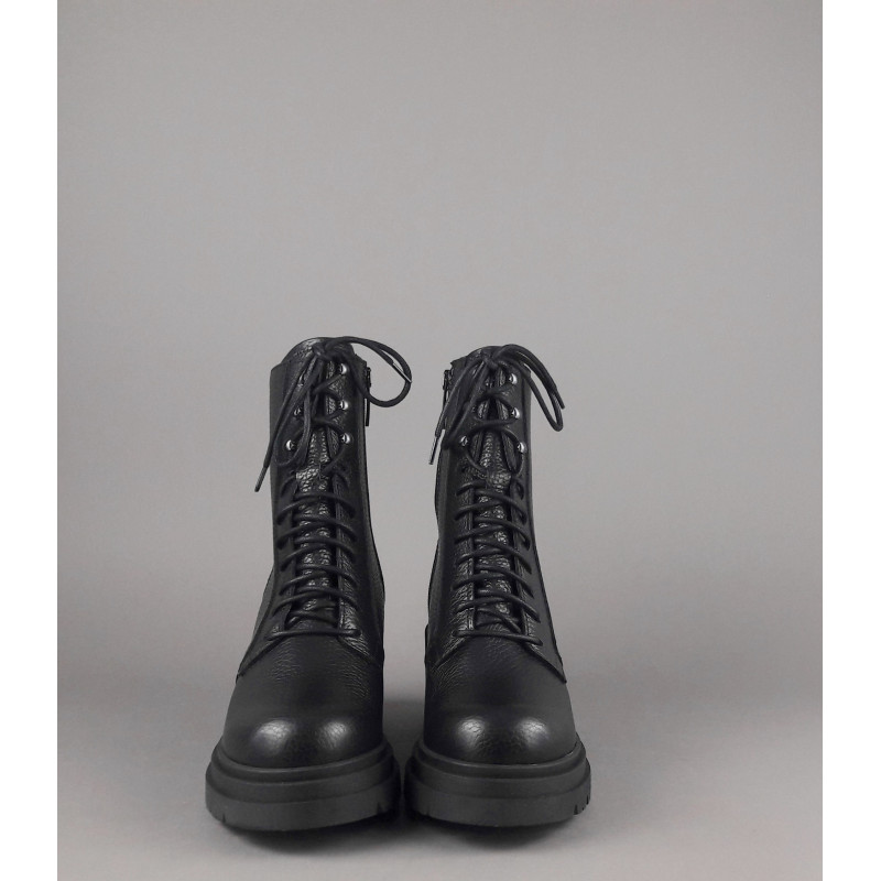 Janet & Janet Anfibio Donna Giulia Pelle Martellata Nero Prezzo 260,00