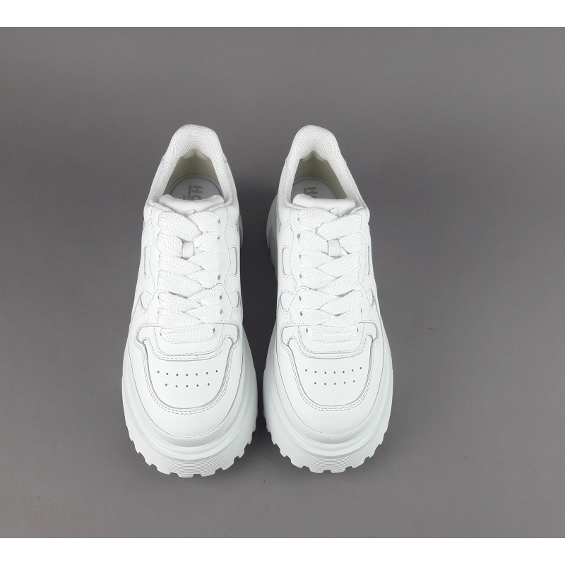 Hogan / Sneakers Donna H629 Pelle Bianco H Onda Prezzo 460,00