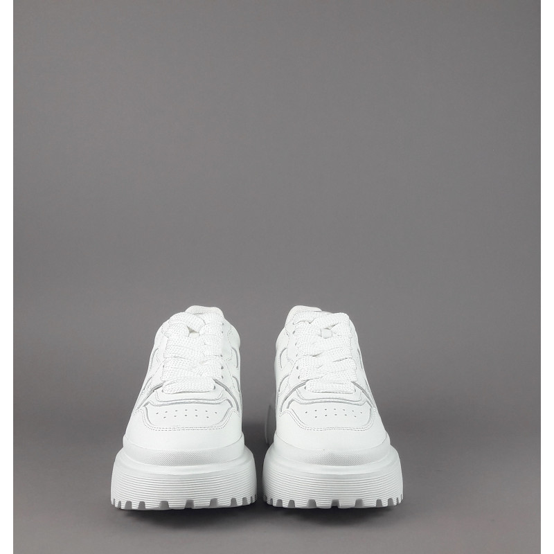 Hogan / Sneakers Donna H629 Pelle Bianco H Onda Prezzo 460,00