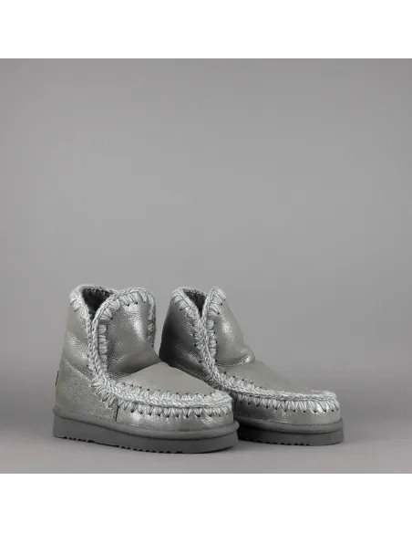 Mou Eskimo 18 Donna Montone Double-Face Grigio Effetto Microlitter Prezzo 270,00
