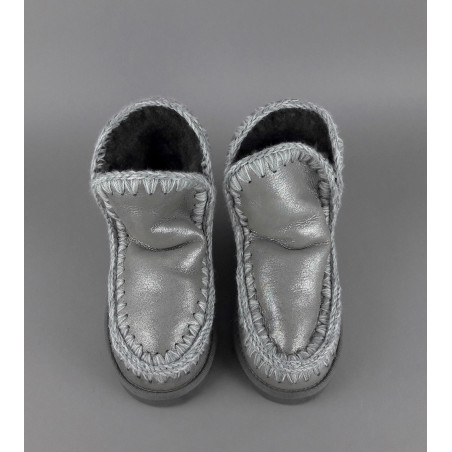 Mou Eskimo 18 Donna Montone Double-Face Grigio Effetto Microlitter Prezzo 270,00