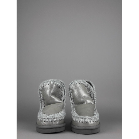 Mou Eskimo 18 Donna Montone Double-Face Grigio Effetto Microlitter Prezzo 270,00