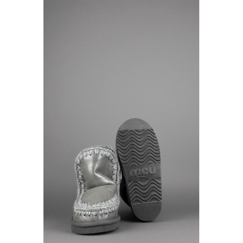 Mou Eskimo 18 Donna Montone Double-Face Grigio Effetto Microlitter Prezzo 270,00