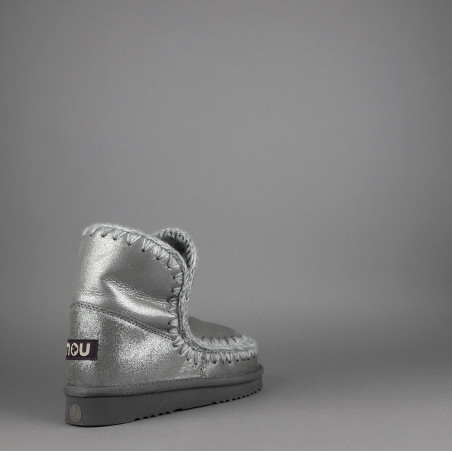 Mou Eskimo 18 Donna Montone Double-Face Grigio Effetto Microlitter Prezzo 270,00