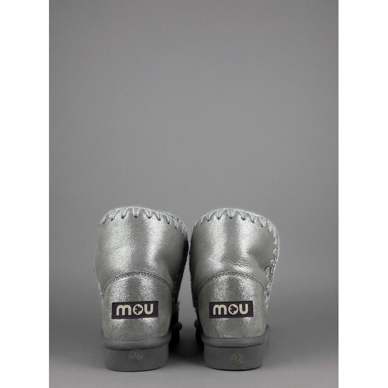 Mou Eskimo 18 Donna Montone Double-Face Grigio Effetto Microlitter Prezzo 270,00