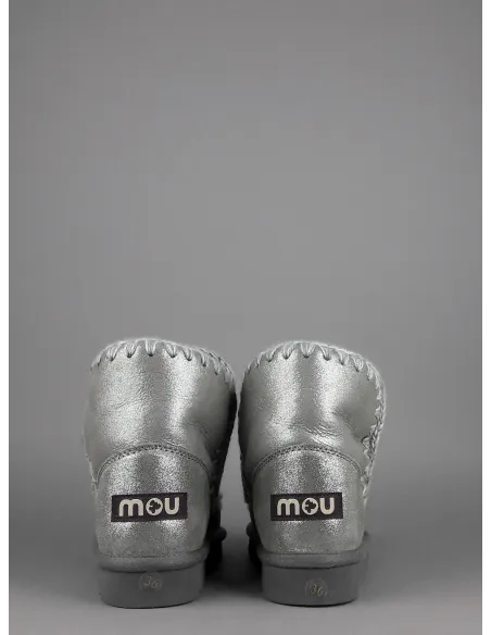 Mou Eskimo 18 Donna Montone Double-Face Grigio Effetto Microlitter Prezzo 270,00