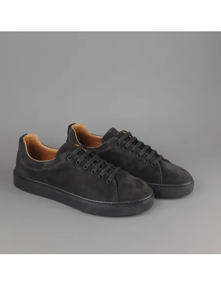 Frau Sneakers Uomo Camoscio Testa Di Moro Prezzo 150,00